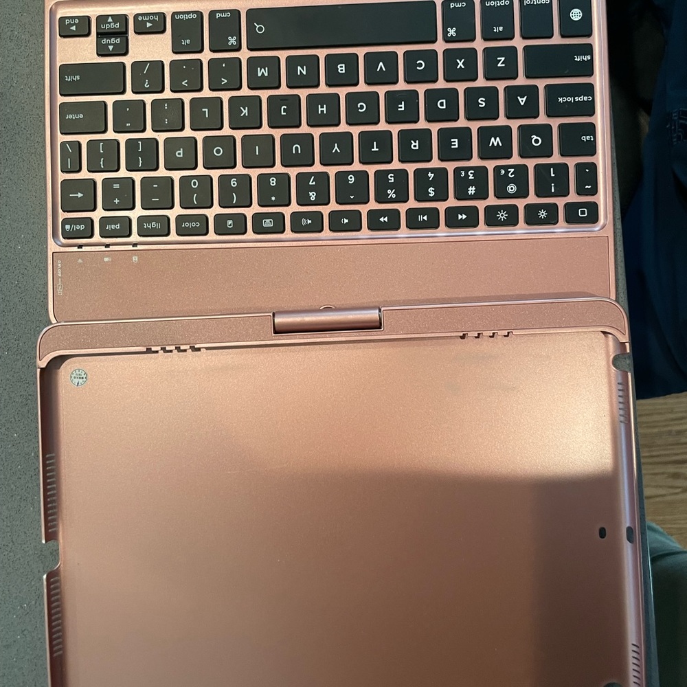 Keyboard case for iPad